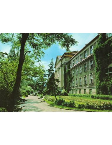 Pocztówka Chodzież Sanatorium kolejowe