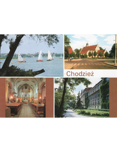 Pocztówka Chodzież miasto