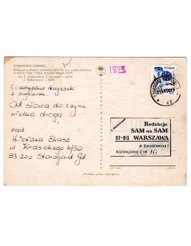 Pocztówka Starogard Gdański