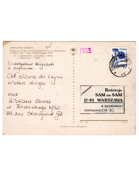 Pocztówka Starogard Gdański