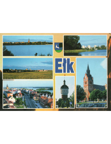 Pocztówka Ełk miasto
