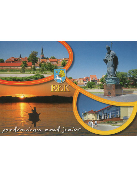Pocztówka Ełk miasto