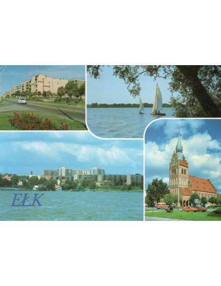 Pocztówka Ełk miasto