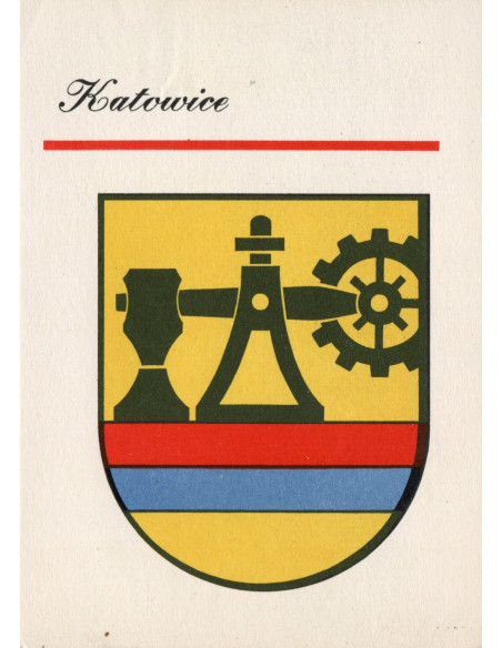 Pocztówka Katowice Herb