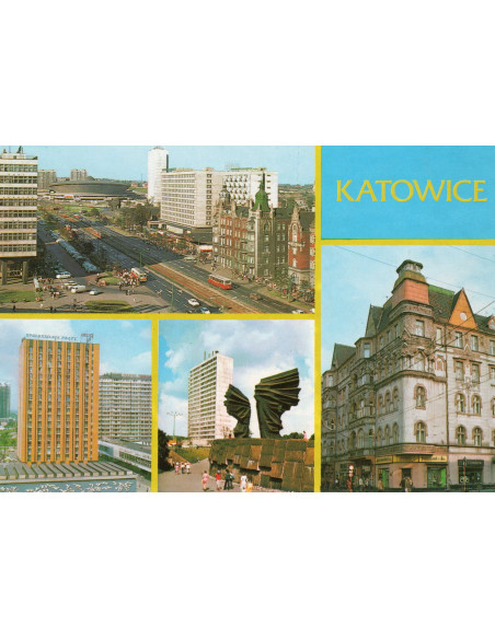 Pocztówka Katowice miasto