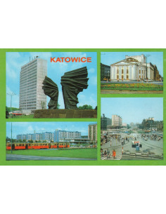 Pocztówka Katowice miasto
