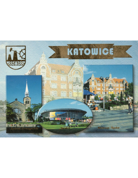 Pocztówka Katowice miasto