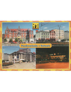 Pocztówka Katowice miasto