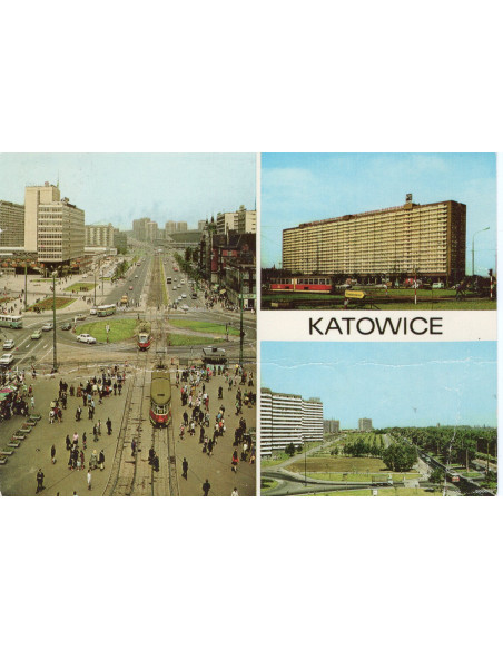 Pocztówka Katowice miasto