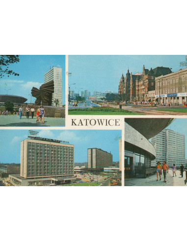 Pocztówka Katowice miasto