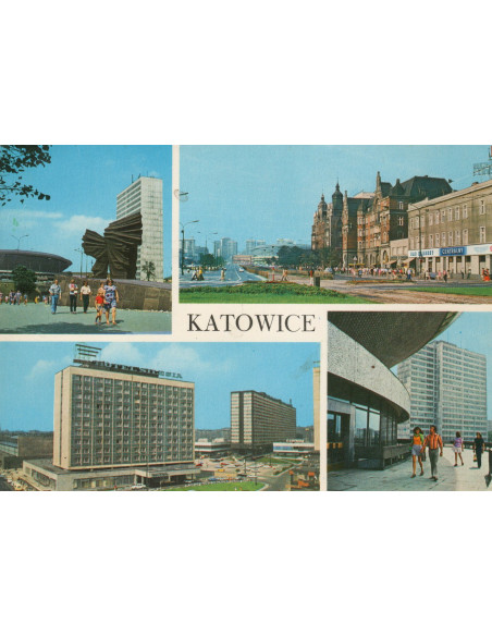 Pocztówka Katowice miasto