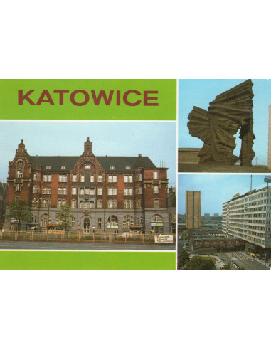 Pocztówka Katowice miasto