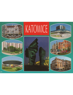 Pocztówka Katowice miasto