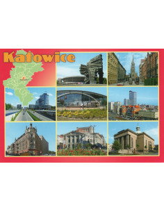 Pocztówka Katowice miasto