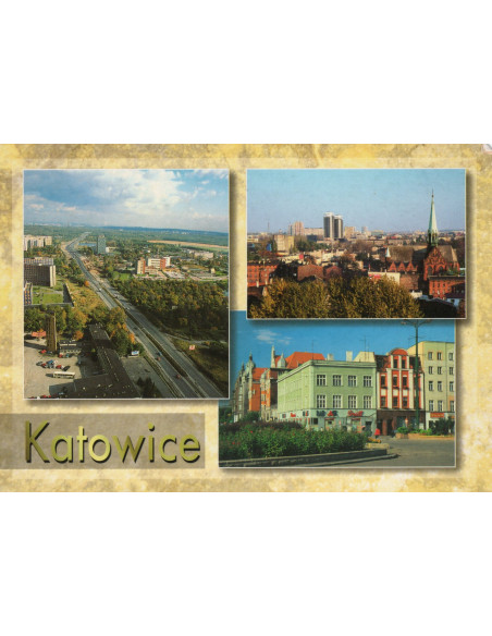 Pocztówka Katowice miasto