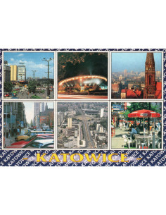 Pocztówka Katowice miasto