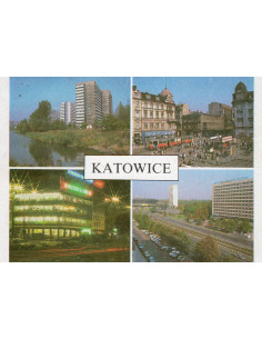 Pocztówka Katowice miasto