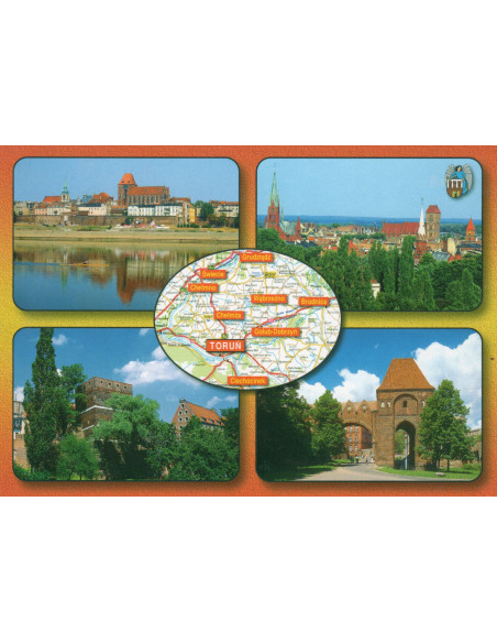 Pocztówka Toruń miasto