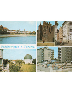 Pocztówka Toruń miasto
