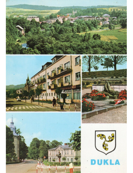 Pocztówka Dukla miasto