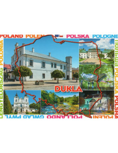 Pocztówka Dukla miasto