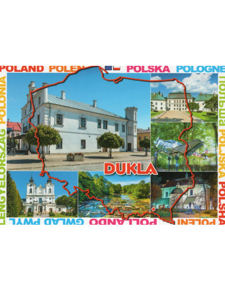Pocztówka Dukla miasto