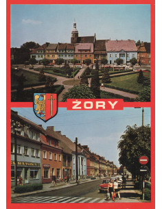 Pocztówka Żory miasto
