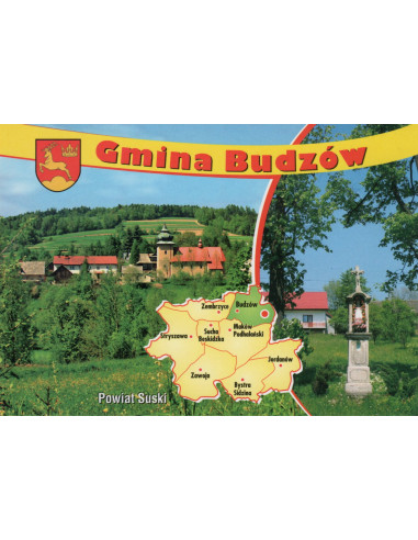 Pocztówka Gmina Budzów