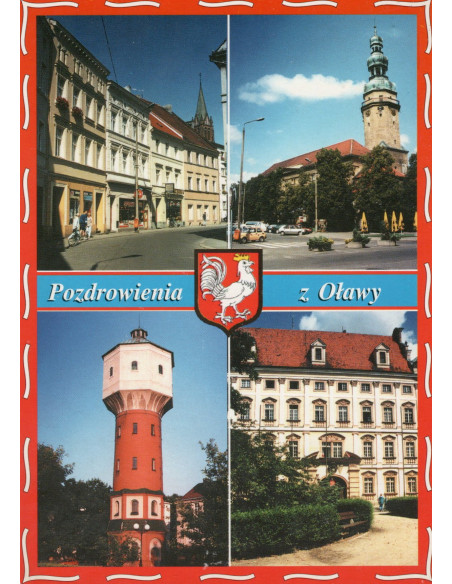 Pocztówka Oława miasto