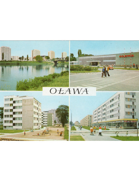 Pocztówka Oława miasto