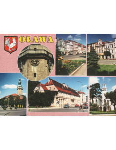 Pocztówka Oława miasto