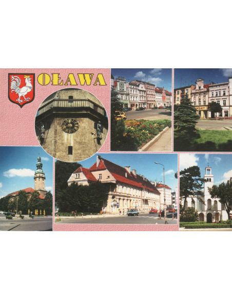 Pocztówka Oława miasto