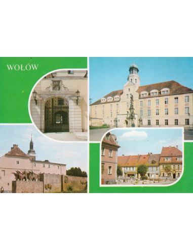 Pocztówka Wołów miasto