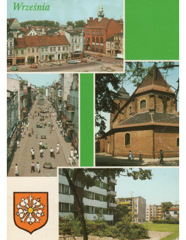Pocztówka Września miasto