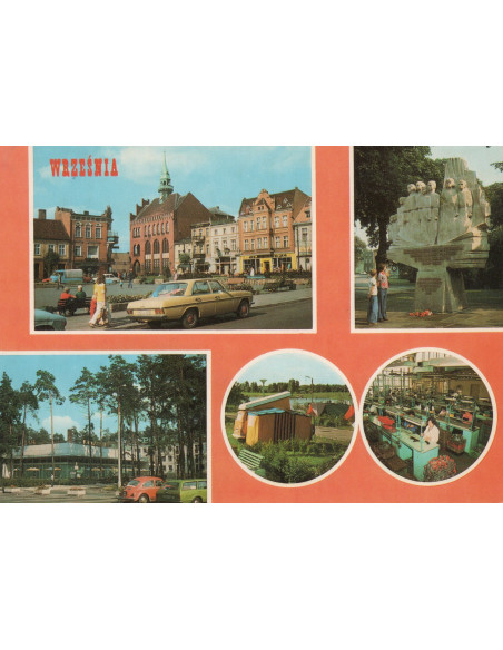 Pocztówka Września miasto