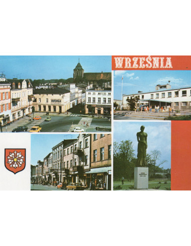 Pocztówka Września miasto
