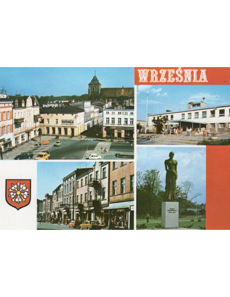 Pocztówka Września miasto