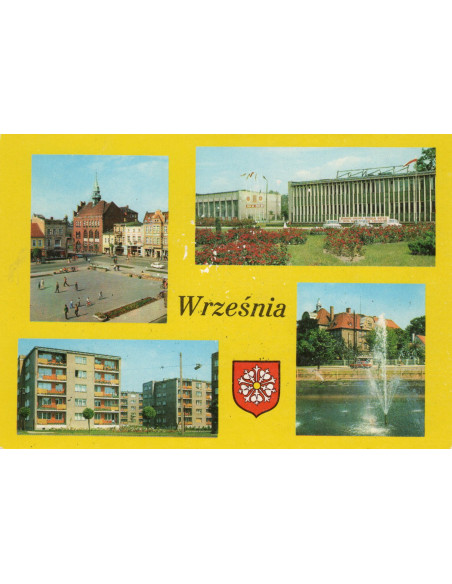 Pocztówka Września miasto