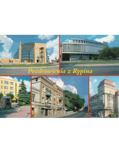 Pocztówka Rypin miasto