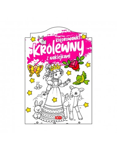 Królewny Kolorowanka z naklejkami