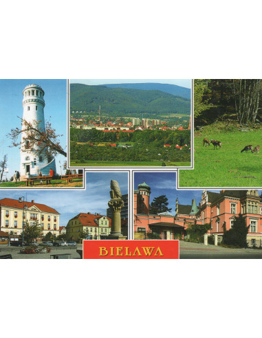 Pocztówka Bielawa miasto
