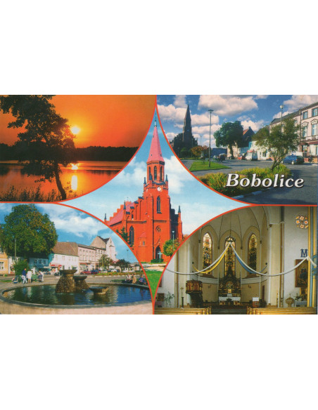Pocztówka Bobolice miasto