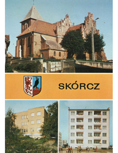 Pocztówka Skórcz miasto