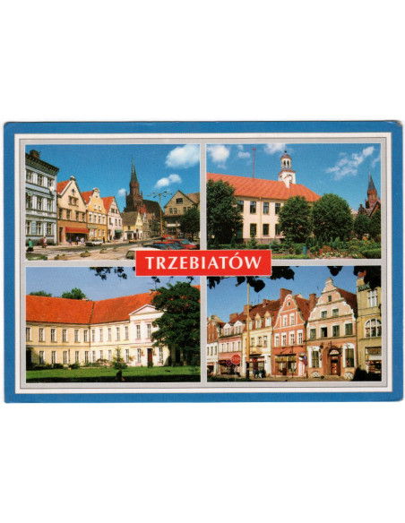 Pocztówka Trzebiatów miasto
