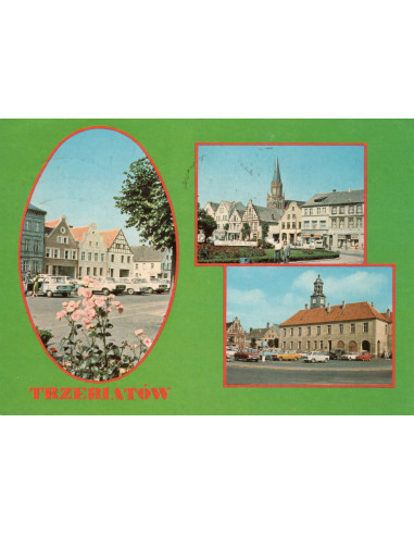 Pocztówka Trzebiatów miasto