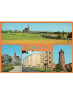Pocztówka Trzebiatów miasto