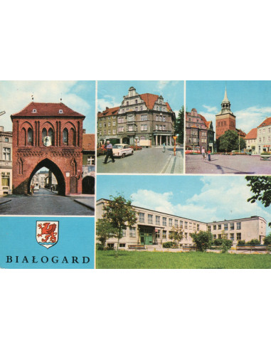 Pocztówka Białogard miasto