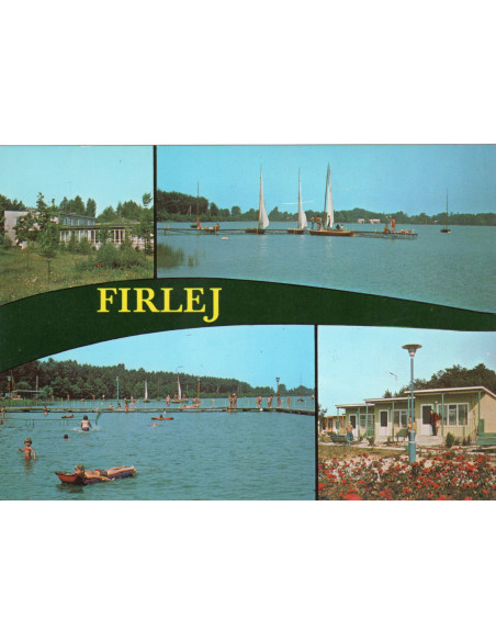 Pocztówka Firlej jezioro