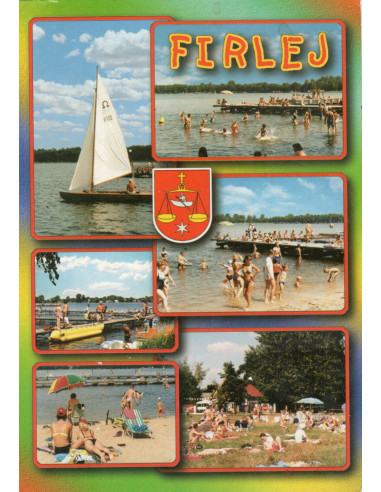 Pocztówka Firlej jezioro