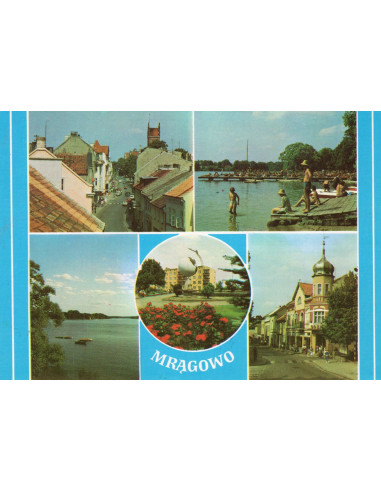 Pocztówka Mrągowo miasto